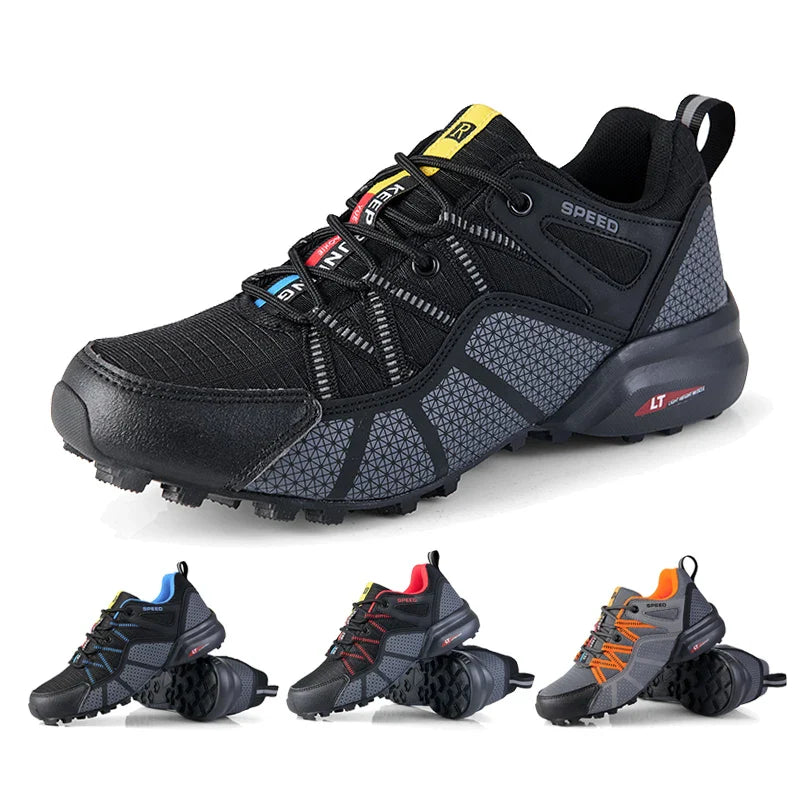 Sapatos de Caminhada Masculinos e Femininos Impermeáveis para Exteriores Tênis de Treino com Cadarço para Escalada Trekking Tênis de Montanha para Caminhada e Caça Tênis Táticos