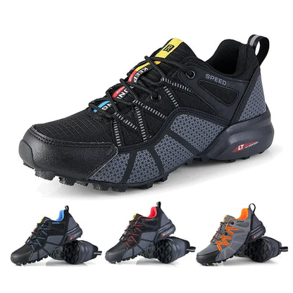 Sapatos de Caminhada Masculinos e Femininos Impermeáveis para Exteriores Tênis de Treino com Cadarço para Escalada Trekking Tênis de Montanha para Caminhada e Caça Tênis Táticos