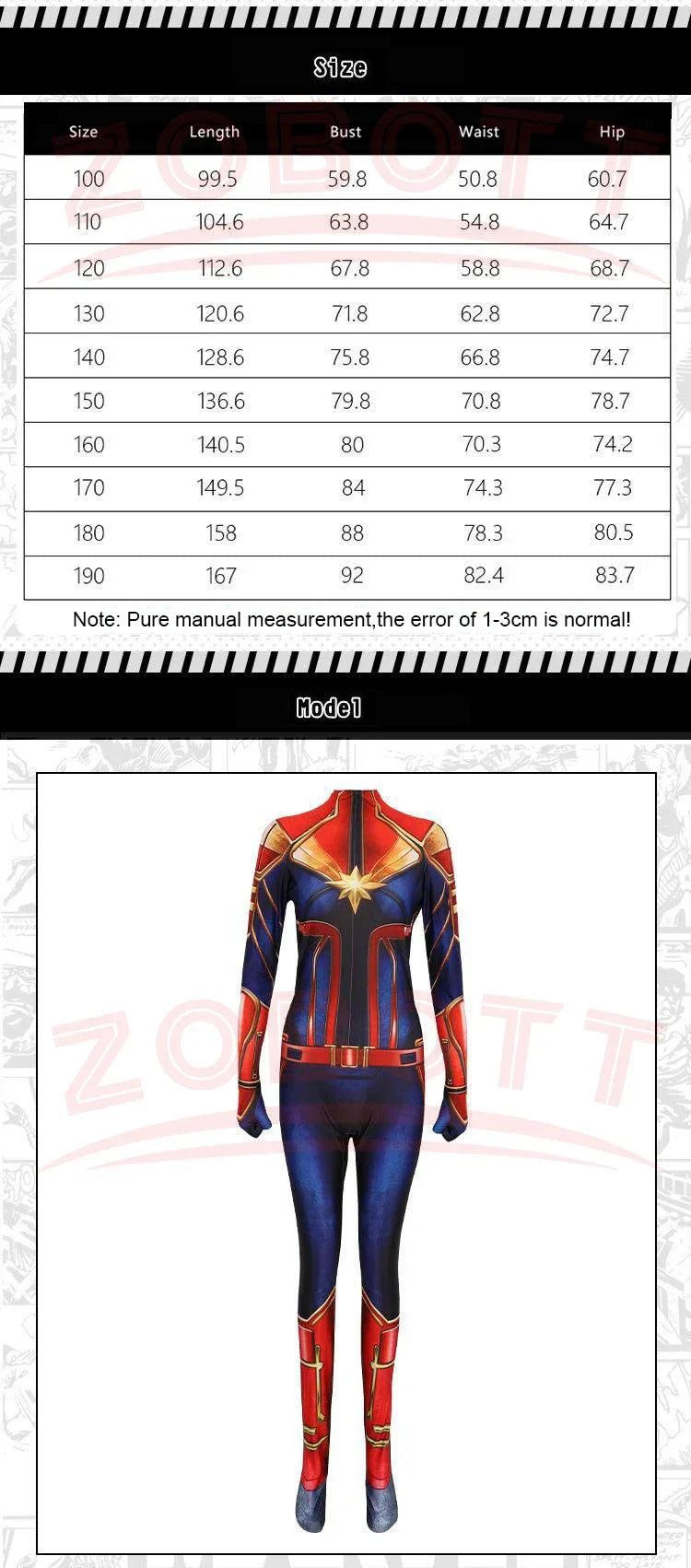 Movie Captain Cosplay Costume Women Superhero Cos Stage Jumpsuit Halloween Carnival Role Play Party Zentai Kids Adult