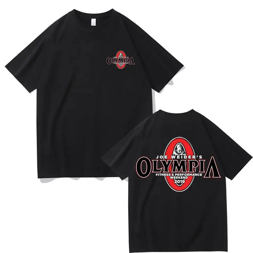 Crew Neck T - Shirt with Fitness - Olympia - Inspired Graphic Unisex Short Sleeve T-shirt High Quality Graphic T Shirts Y2k Tee