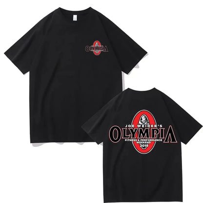 Crew Neck T - Shirt with Fitness - Olympia - Inspired Graphic Unisex Short Sleeve T-shirt High Quality Graphic T Shirts Y2k Tee