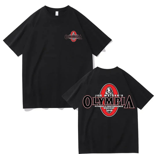 Crew Neck T - Shirt with Fitness - Olympia - Inspired Graphic Unisex Short Sleeve T-shirt High Quality Graphic T Shirts Y2k Tee