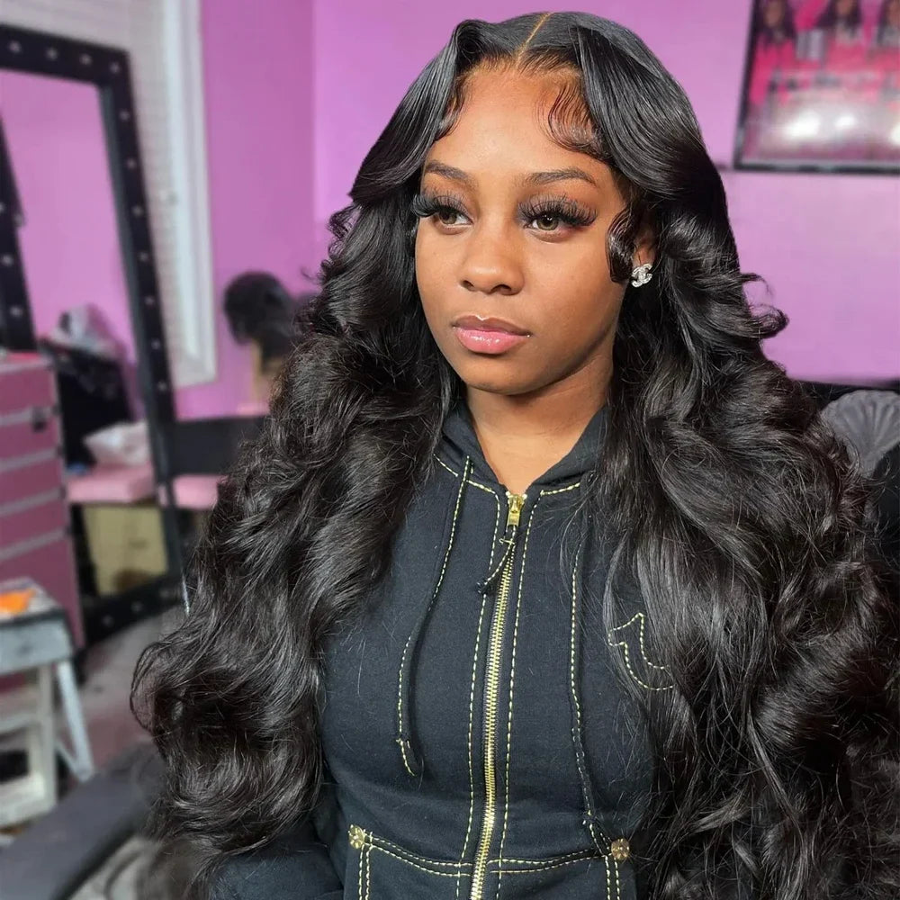 30 40 Inch 13x6 13x4 Body Wave Human Hair Wigs For Black Women 4x4 5x5 Glueless Wigs Human Hair 360 Lace Frontal Wig Pre Cut