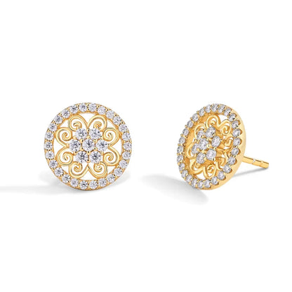 Sparkling Moissanite Earrings for Women D VVS1 Color Pass Diamond Test Solid S925 Sterling Silver Wedding Jewelry Gift