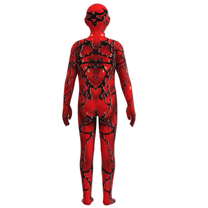Kids Venom: Let There Be Carnage Carnage Cosplay Costume Bodysuit Jumpsuit Halloween Carnival Suit Party Dress