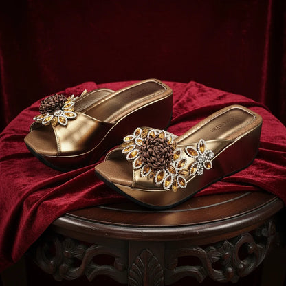 2026 Newest INS Style Wine Color Elegant Women Heels Nigeria Popular Designer African Ladies Shoes And Bag Set for Wedding