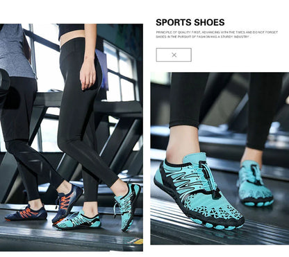 Men Women Barefoot Outdoor Aqua Shoes Couple Quick-drying Wading Beach Swimming Fitness Cycling Sports Water Sneakers