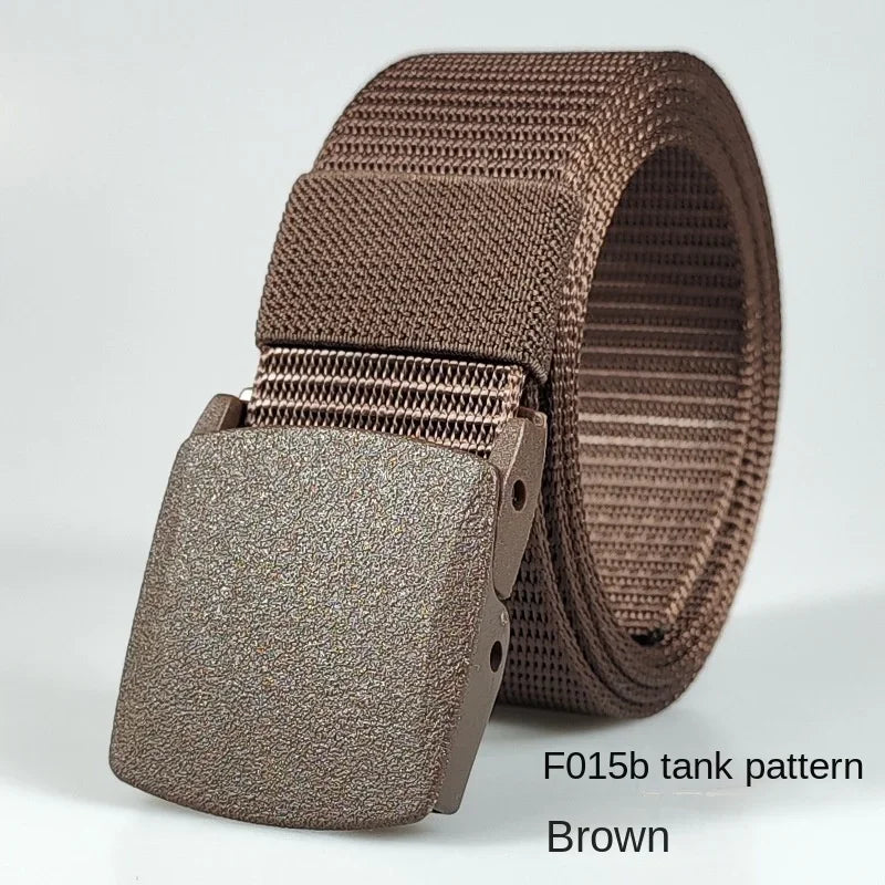 White Automatic Buckle Nylon Army Tactical Men Belt Military Waist Canvas Belt Outdoor Strap Travel Jeans Black Belts for Women