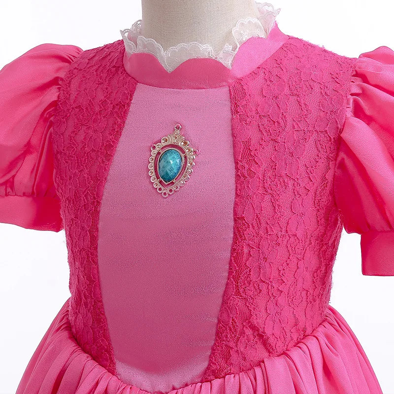 Kids Girl Princess Dress Cosplay Princess Costume Children's Birthday Carnival Dress Girls Party Dress Performance Costume