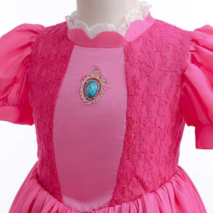 Kids Girl Princess Dress Cosplay Princess Costume Children's Birthday Carnival Dress Girls Party Dress Performance Costume