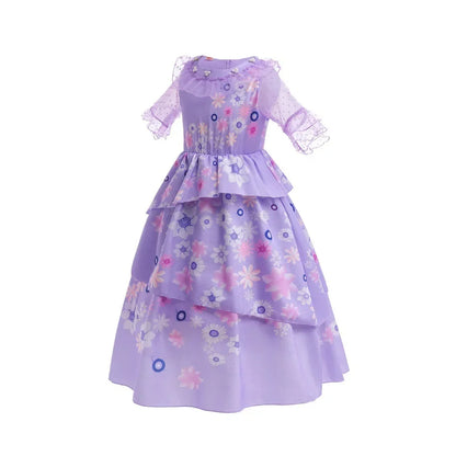 Isabella Charm Dress Girl Princess Dress Fantasy Party Kid Clothes Halloween Christmas Birthday Party Outfits