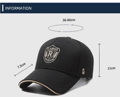 Spring And Autumn New Embroidery Baseball Cap Outdoor Sports Leisure Sunhat European And American Outdoor Peaked Hat Men