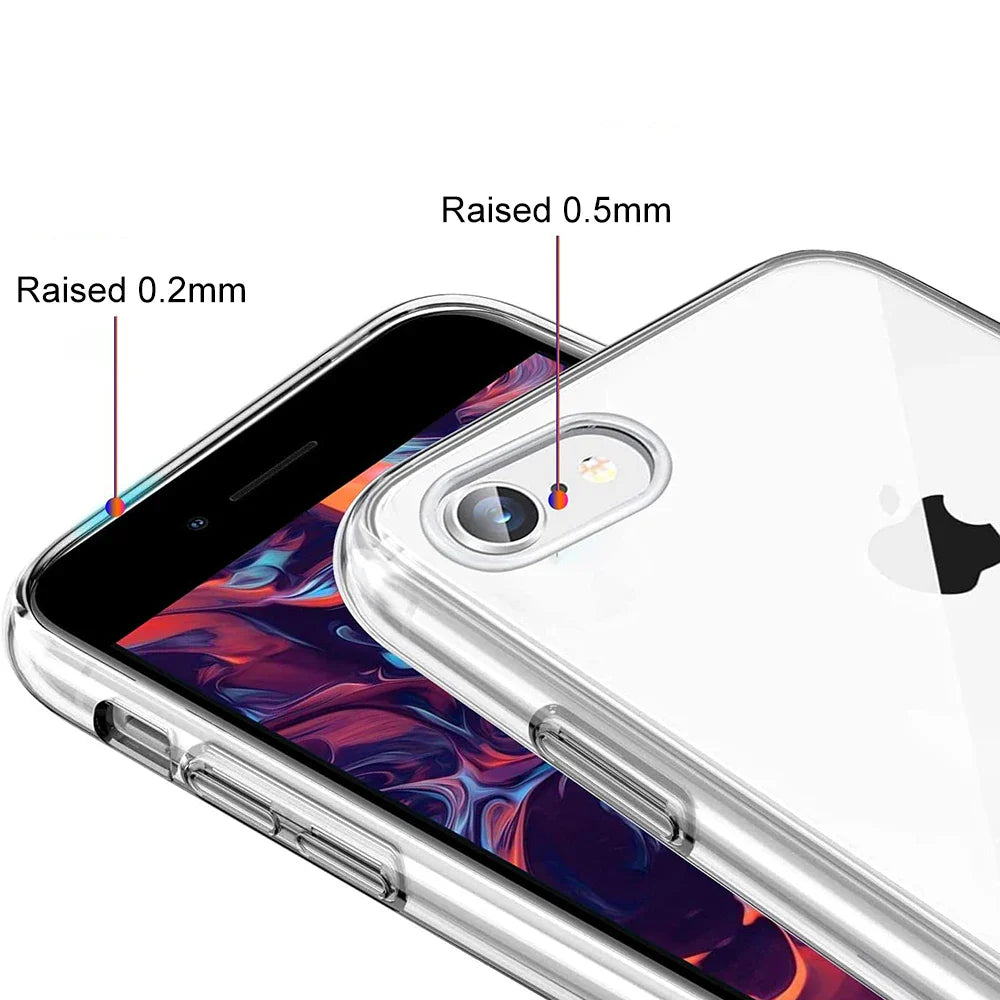 Case For iPhone SE 7 8 Universal Ultra Thin Back Cover Case For Apple iPhone SE2 SE3