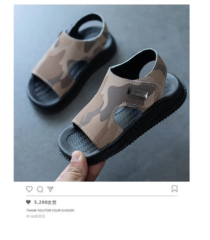 Boys' Sandals 2025Summer New Soft Soled Kid Shoe 1-16y Light Sandals for Girls Casual Beach Shoes Anti Slip Boys Shoe Sandalias