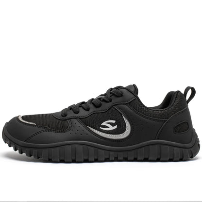 Unisex Wide Toe Sneakers Comfortable Walking Shoes Lace Up Outdoor Travel Breathable Sneakers
