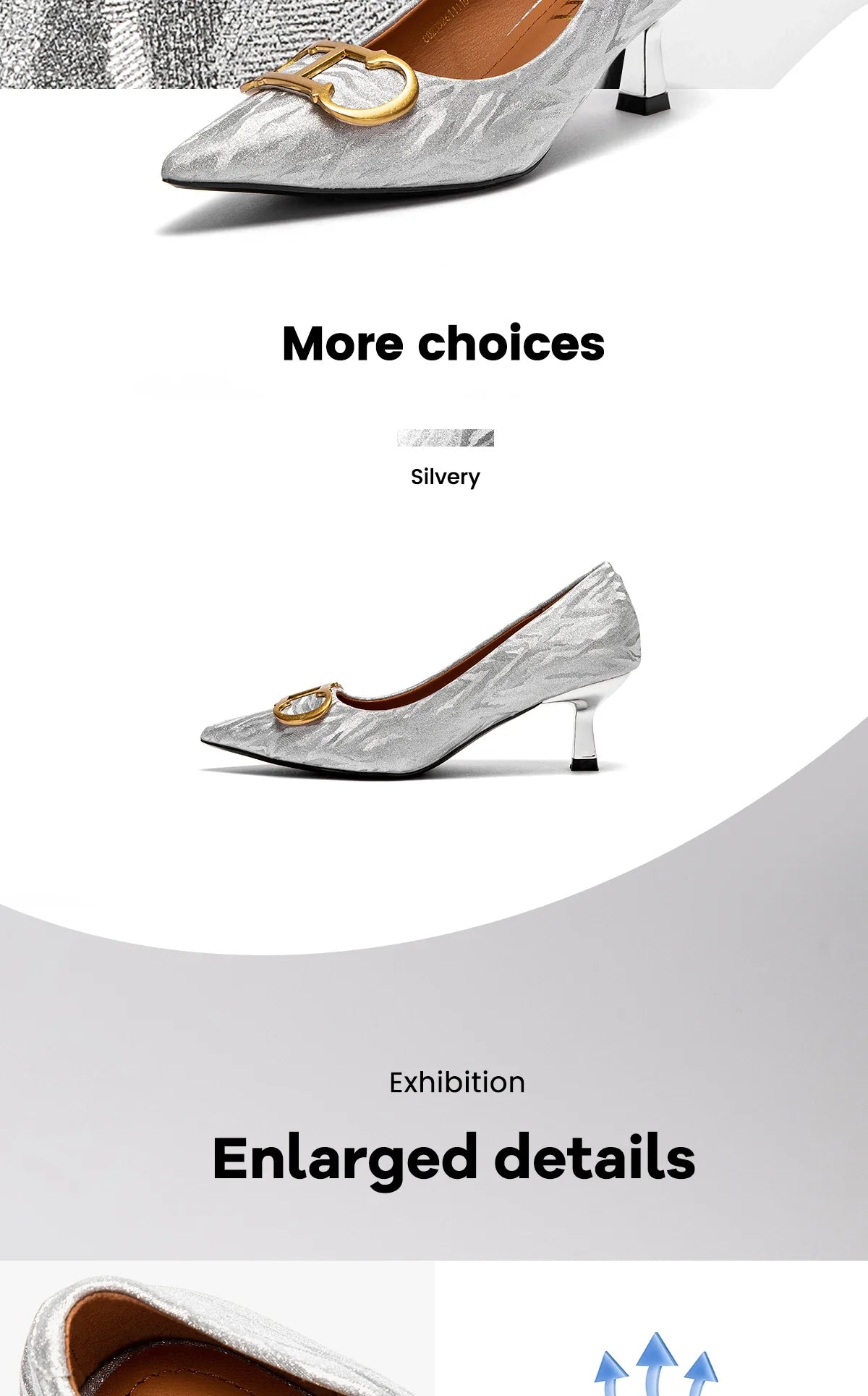 Popular Luxury Brand CHCH Women's Shoes High Heeled Leather Shoes Casual Shoes Medium Height Shoes Banquet Wedding Shoes
