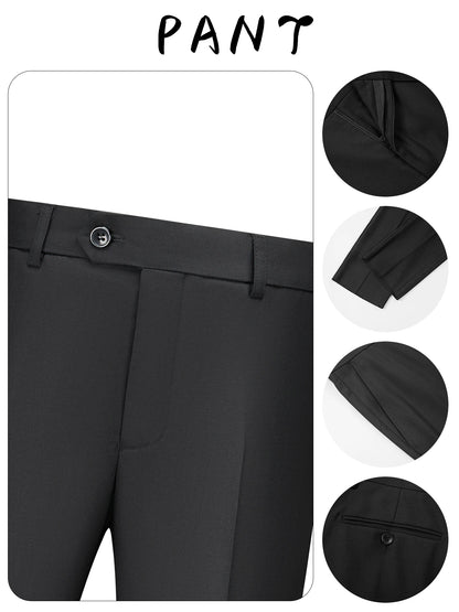 Luxury Wedding Suit For Fashion Men Beaded Slim Fit Groom Tuxedo Gentleman Party Suit 3 Pieces (Jacket+Pants+Vest) 2025