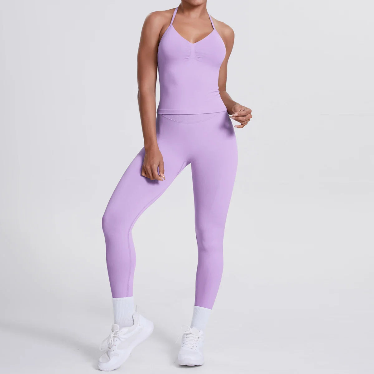 2 Piece Yoga Clothes Women Tracksuit Athletic Wear Pilates Fitness Suit Gym Workout Push Up Clothes Sports Bra Leggings Suit