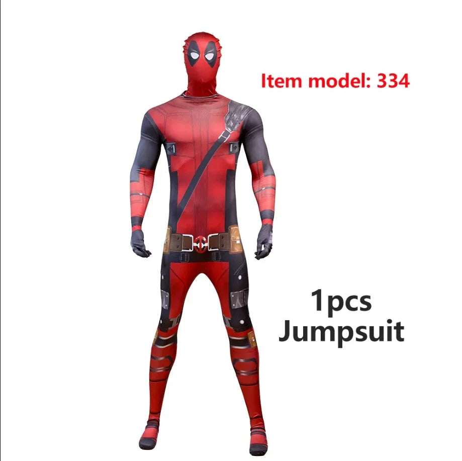 Adult Spiderman Costume Superhero Zentai Jumpsuits for Men Women Cosplay Bodysuit with Headgear Halloween Carnival Outfits