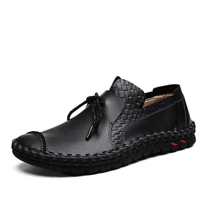 Spring Handmade Leather Men Shoes Casual Sneakers Slip On Loafers Men Driving Soft Leather Shoes Men Hot Sale Zapatillas Hombre