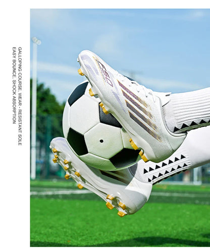 Soccer Cleats for Mens Professional Football Boots Turf Soccer Shoes Indoor/Outdoor Low-top Sneakers Zapatos De Fútbol