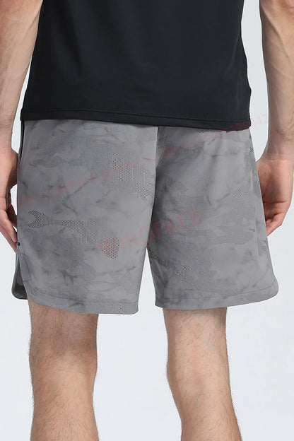Men Fitness Shorts Quick Dry Sport Shirts Casual Beach Brand Short Camouflage