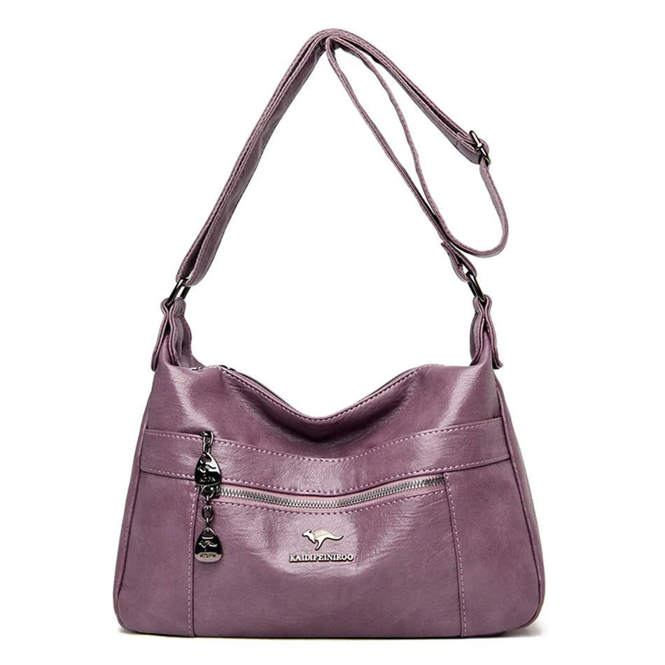 New Genuine Brand Leather Sac Luxury Handbags Purses Women Bags Designer Shoulder Crossbody Messenger Bags 2024 Female Hand Bag