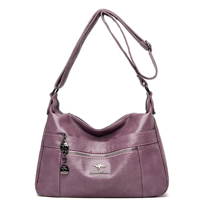 New Genuine Brand Leather Sac Luxury Handbags Purses Women Bags Designer Shoulder Crossbody Messenger Bags 2024 Female Hand Bag