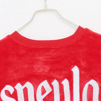 Fleece Sweatshirt Women Casual Loose Pullover Tops O Neck Mickey Mouse Jumper Oversized Unisex Streetwear