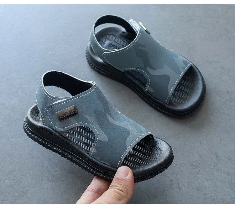 Boys' Sandals 2025Summer New Soft Soled Kid Shoe 1-16y Light Sandals for Girls Casual Beach Shoes Anti Slip Boys Shoe Sandalias