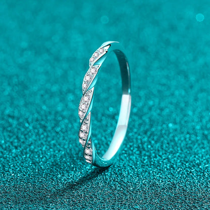 All Moissanite Lab Diamond Ring for Women 925 Sterling Silver Rings with Gold Plated Wedding Bridal Proposal Promise Band