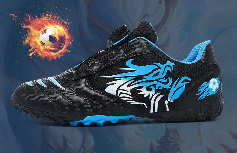 Children's Soccer Shoes TF Breathable Lightweight Major Training Shoes Boy Wear-resistant Sneakers Youth Match Kids Soccer Shoes