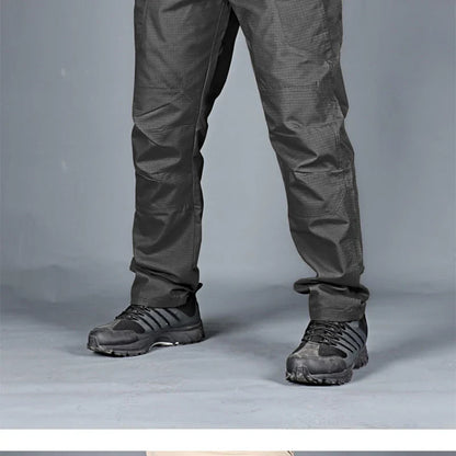 New Casual Tactical Pants Men Cargo Pants Multi Pockets Safari Style Trousers Waterproof Male Streetwear Hiking Plus Size S-6XL