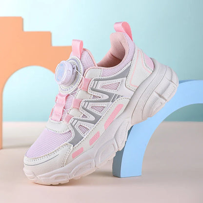 Spring and autumn children's shoes girls' school students leisure sports running shoes basketball children outdoor tennis shoes