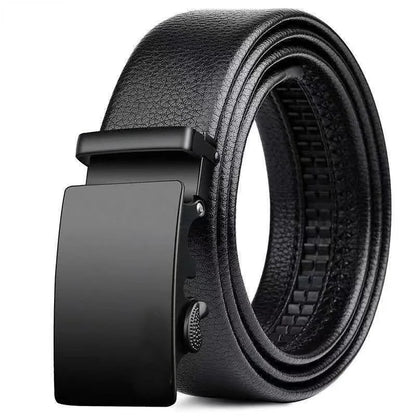 Fashion Business Men's Belt Genuine Luxury Brand Belt Metal Buckle Belt High-Quality PU Leather Soft Belt With Cargo Pants Jeans