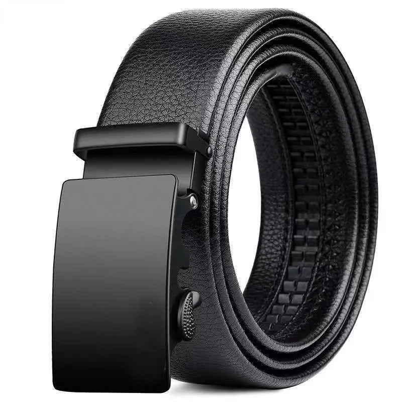 Fashion Business Men's Belt Genuine Luxury Brand Belt Metal Buckle Belt High-Quality PU Leather Soft Belt With Cargo Pants Jeans