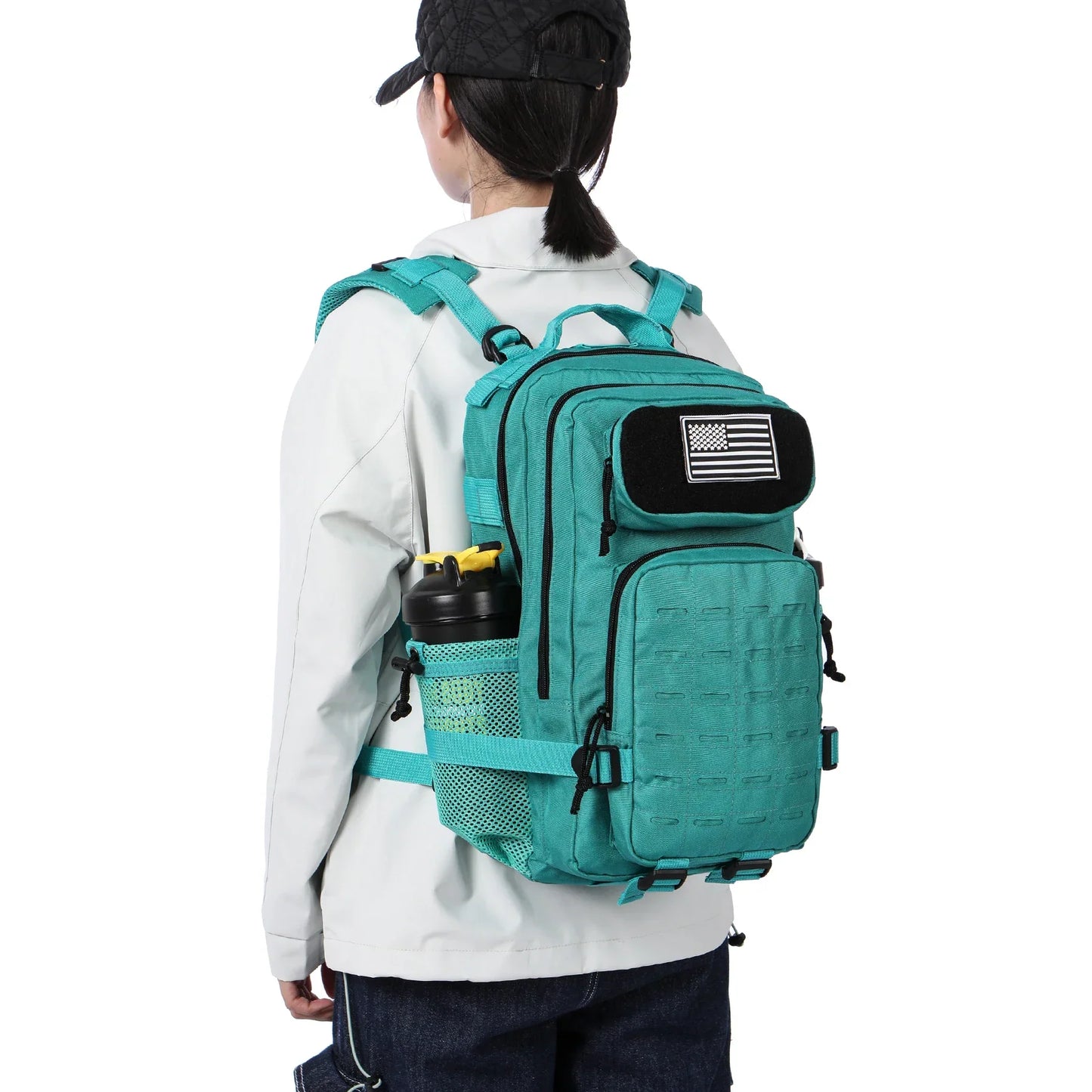 25L/50L Tactical Backpack Bag Hunting MOLLE Backpack GYM For Men EDC Outdoor Hiking Rucksack Witch 2 Bottle Holders
