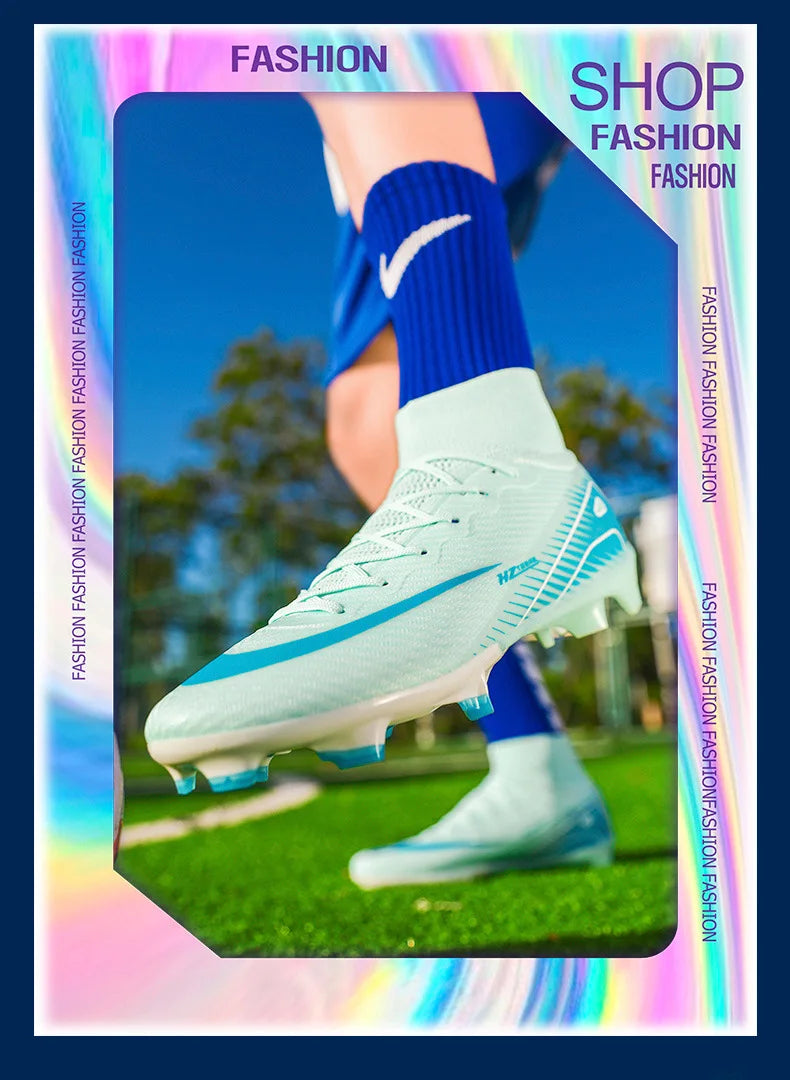 Quality Soccer Cleats for Men Soccer Shoes Society Boys Football Boots Male Football Shoes Sneakers Unisex Soccer Boots