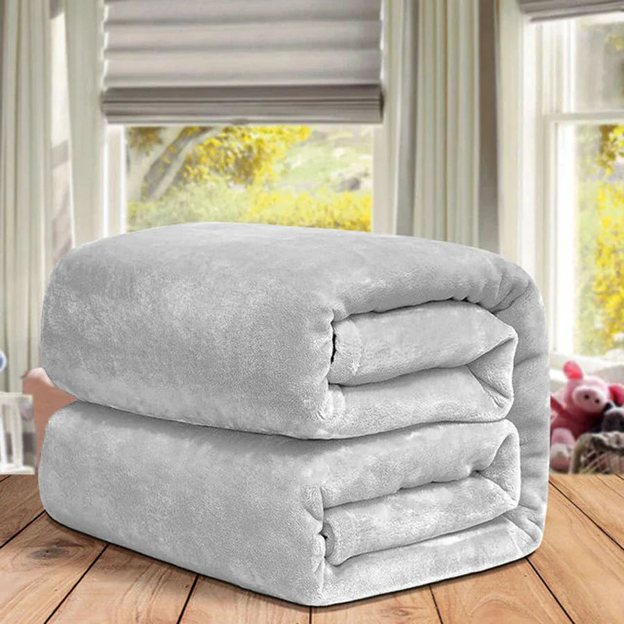 Winter fluffy velvet fleece blanket extra large size sofa throw blanket fuzzy faux fur blanket microfiber thick bed sheet