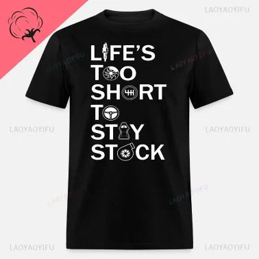 New Boost Turbo Engine Printing T-Shirt Car Parts Funny Mechanic Cotton Teemen 2024 Summer Fashion Top Personality Mans Clothing