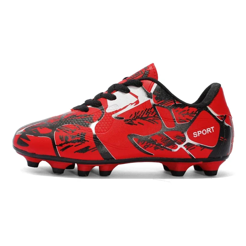 Children Soccer Shoes Sports Society Field Boy Football Shoes Futsal Fast Indoor Sneaker Original Ankle Cleats Football Boots