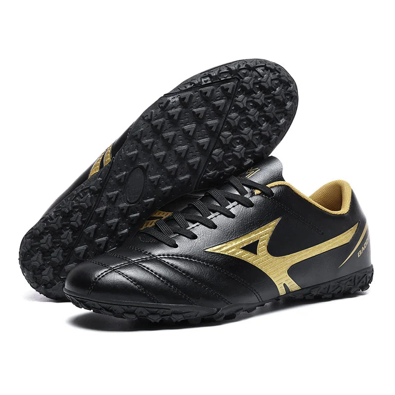 Men Football Boots Soccer Shoes Breathable Professional Turf Outdoor Non-slip Long Spikes Adult Ultralight Training Futsal