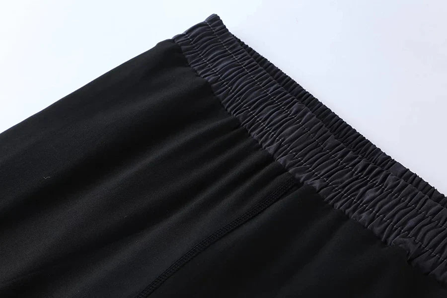 Men Tight Sport 2 In 1 Cropped Pants 2024 Summer Elastic Quick-dry Compression Workout Training Exercise Running Sports Shorts