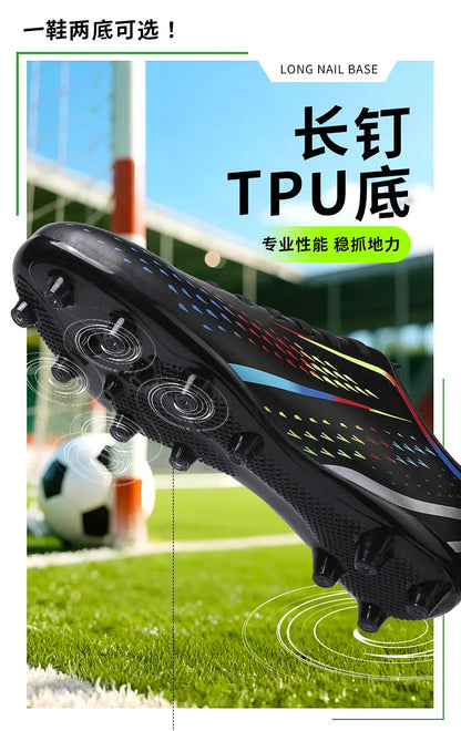 New Men Football Boots Non-Slip High-quality Woman Soccer Shoes Grass Cleats Futsal Sneakers Match Indoor Outdoor Football Shoes