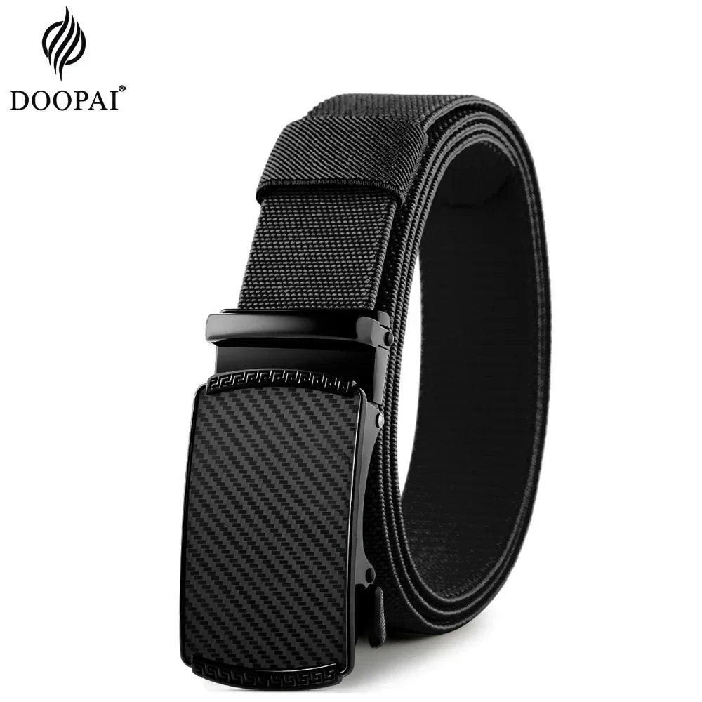 Men Elastic Belt Alloy Metal Automatic Buckle for Men Durable Tactical Belt Cowboy Outdoor Army Belt Hunting Women'S Belt Jeans