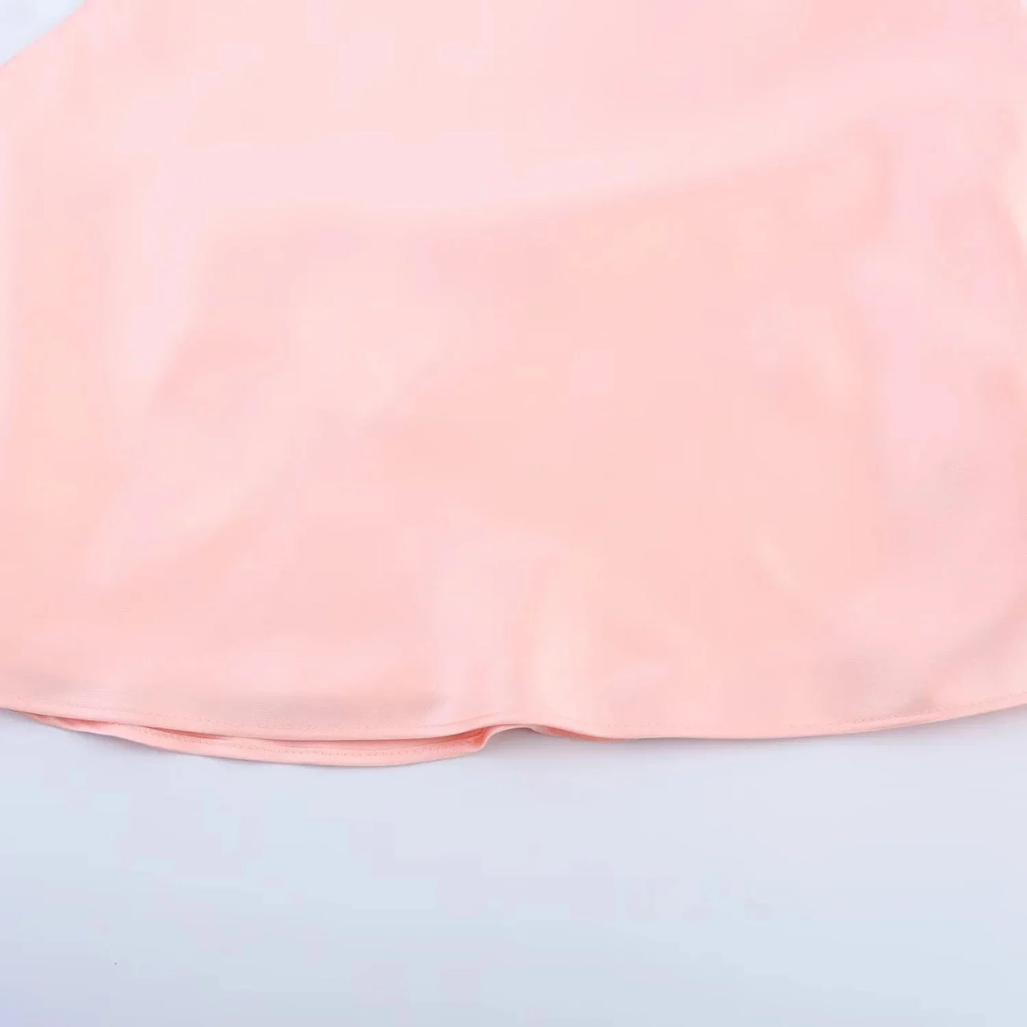 Sexy Chic Butter Yellow Satin Tops Women Halter Backless Beach Holiday Party Top Fashion 2025 New Year Evening Satin Top