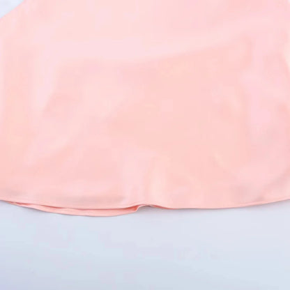 Sexy Chic Butter Yellow Satin Tops Women Halter Backless Beach Holiday Party Top Fashion 2025 New Year Evening Satin Top