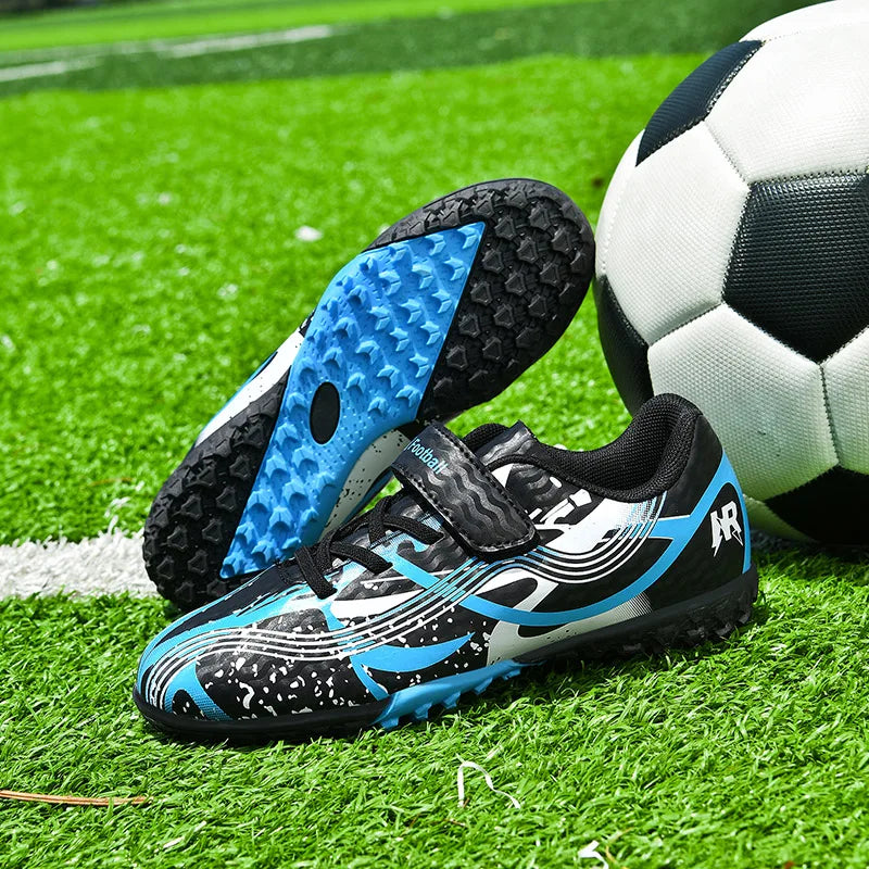 Soccer Shoes with Rubber Soles for Kids, Multicolor FG & TF Training Styles