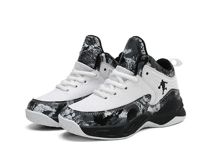 2025 Basketball Shoes for Kids Sneakers New Boys Brand Thick Sole Non-slip Children Sports Shoes Child Boy Basket Trainer Shoes