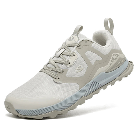 Unisex Hiking Shoes Women Men Trail Running Outdoor Sneakers Artificial Leather Non Slip Lace-Up Walking Shoes